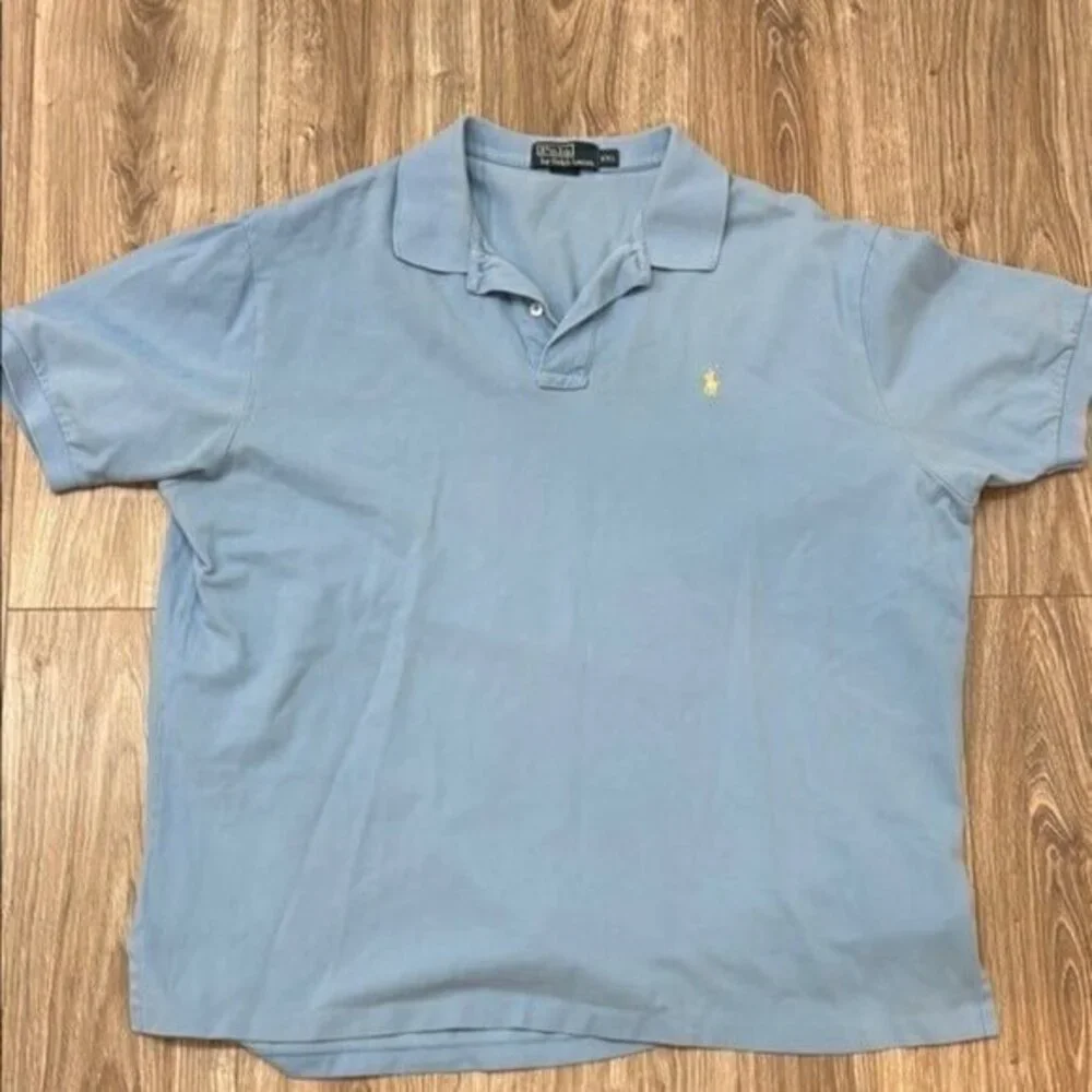 Polo by Ralph Lauren Men's Blue Polo Shirt XXL